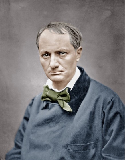 Portrait de Charles Baudelaire colorisé, Artiste inconnu, Crédits : The Print Collector/Getty Images - Getty