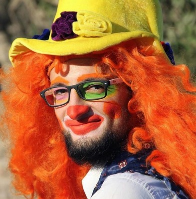 Anas al-Basha, clown d'Alep y