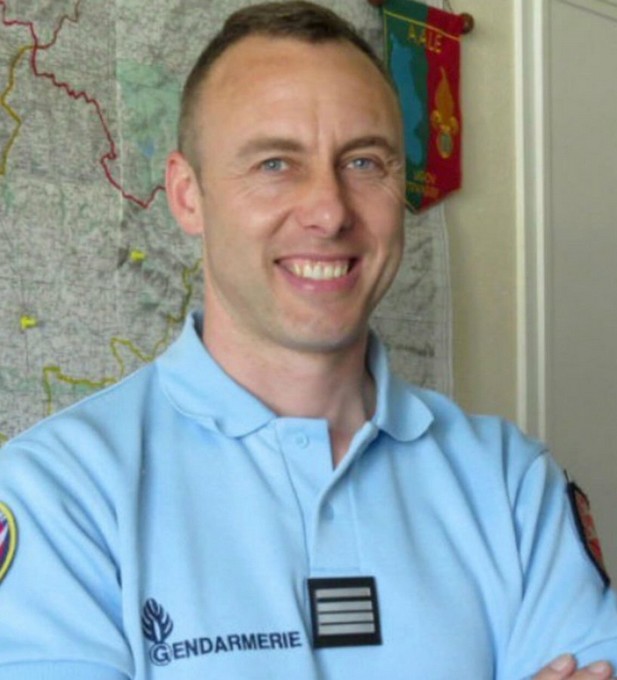 Colonel Arnaud BELTRAME, crédit photo : La Gazette de la Manche, 2013 y
