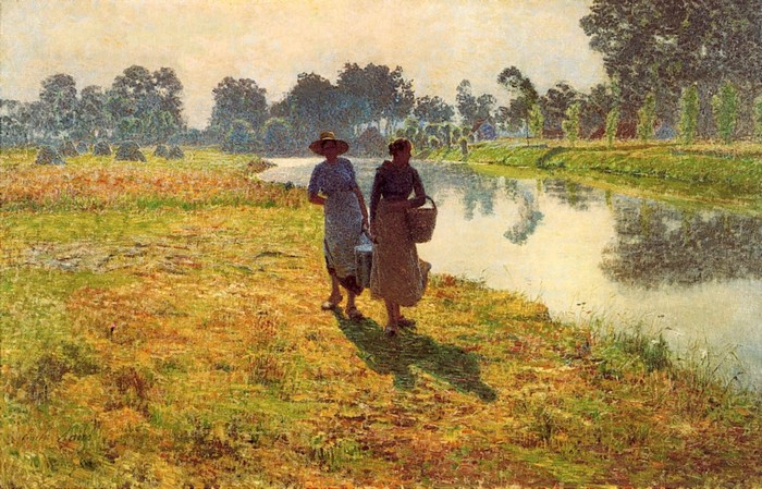 Tableau de Emile CLAUS (1887) y