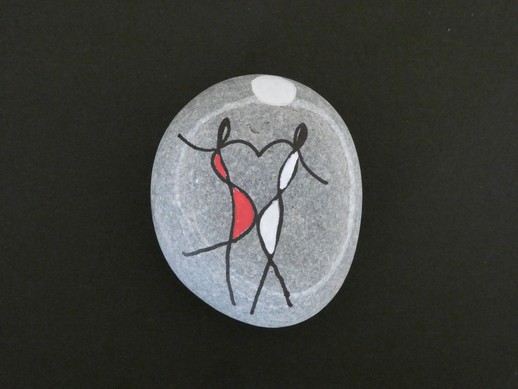 Encres sur galet © Jean-Charles PAILLET y
