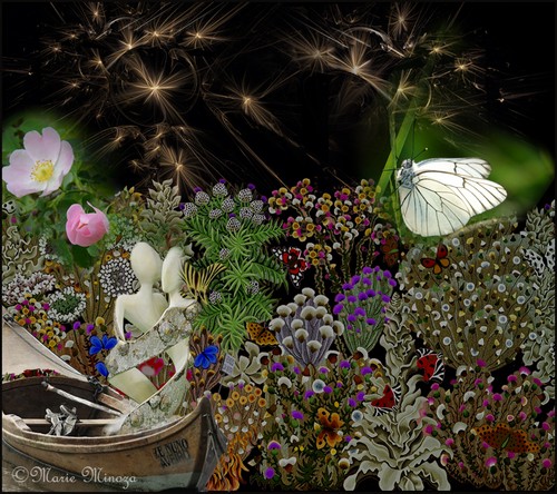 Illustration : © Marie MINOZA, d'après une tapisserie de Dom ROBERT y