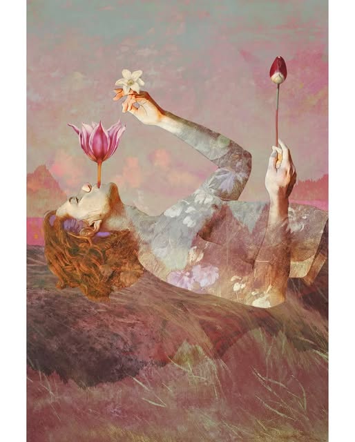 Collage L'art de la joie, Sarah JARRETT y