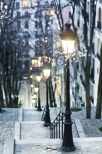Escalier à Montmartre, PARIS y