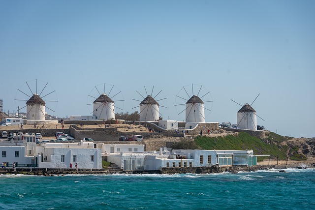 Mykonos - Moulins à vent y