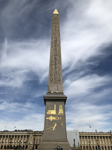 Paris, l'Obélisque y